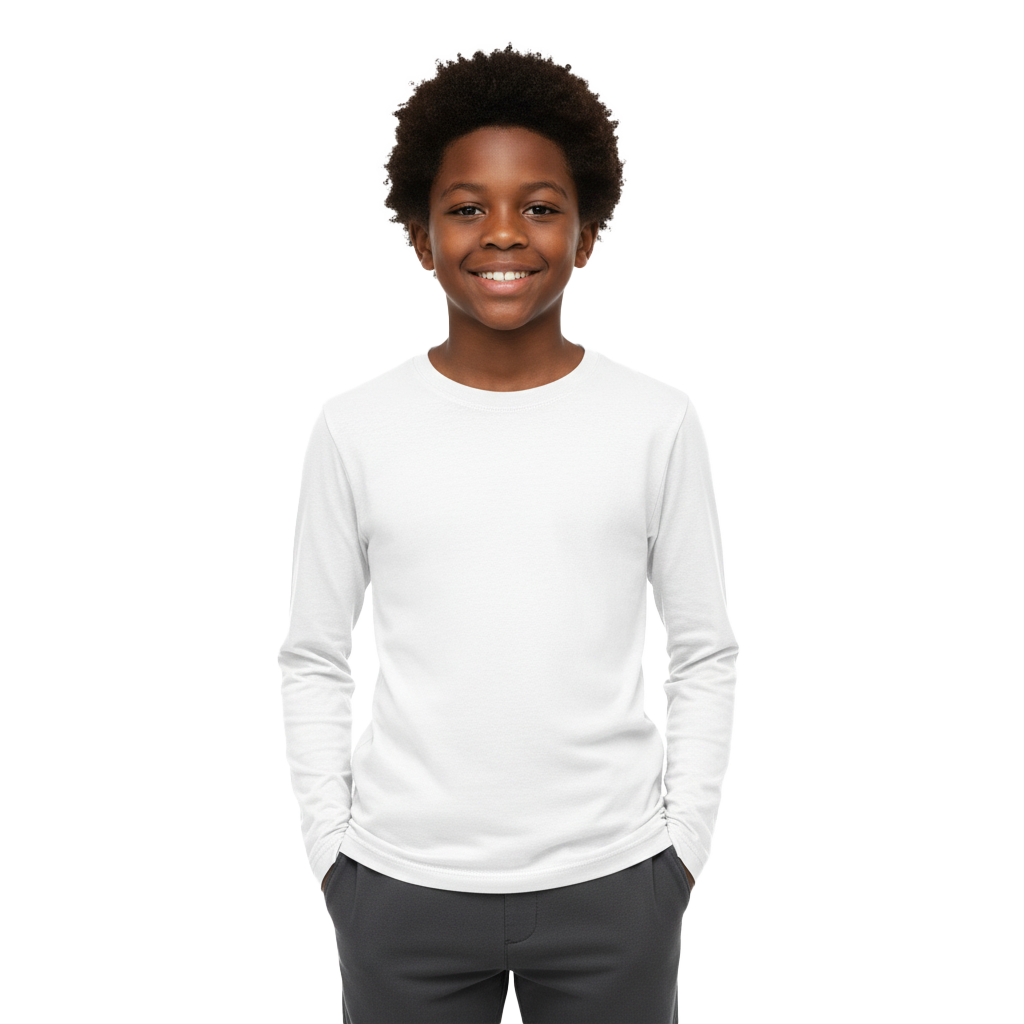 All Over Print Youth Long Sleeve T-Shirt