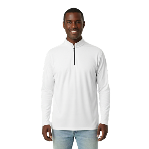 All-Over Print Mens Long Sleeve Qzip  